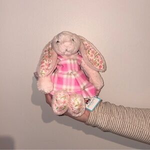 Pink Plaid Handmade Jellycat Dress